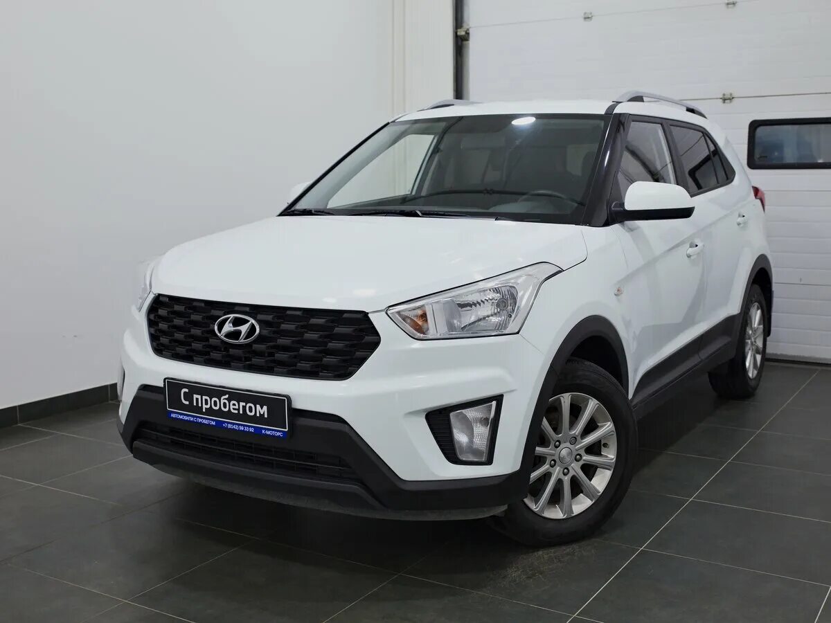 Hyundai Creta 2020 — 2021 i Рестайлинг белый. Hyundai Крета 2020.