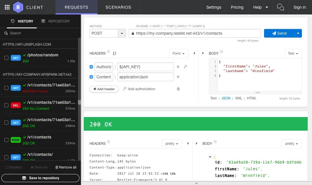 Https client app ru. Программа для тестирования API. Insomnia rest client.