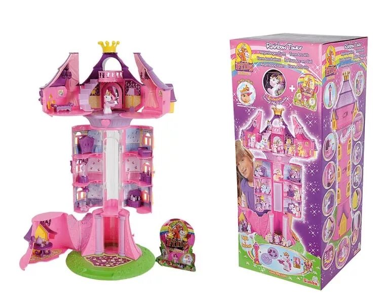 Набор башня. Филли замок сказочная башня. simba toys замок филли. филли юникорн башня. башня лошадок филли.