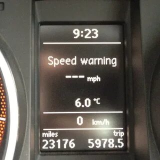 Speed warn