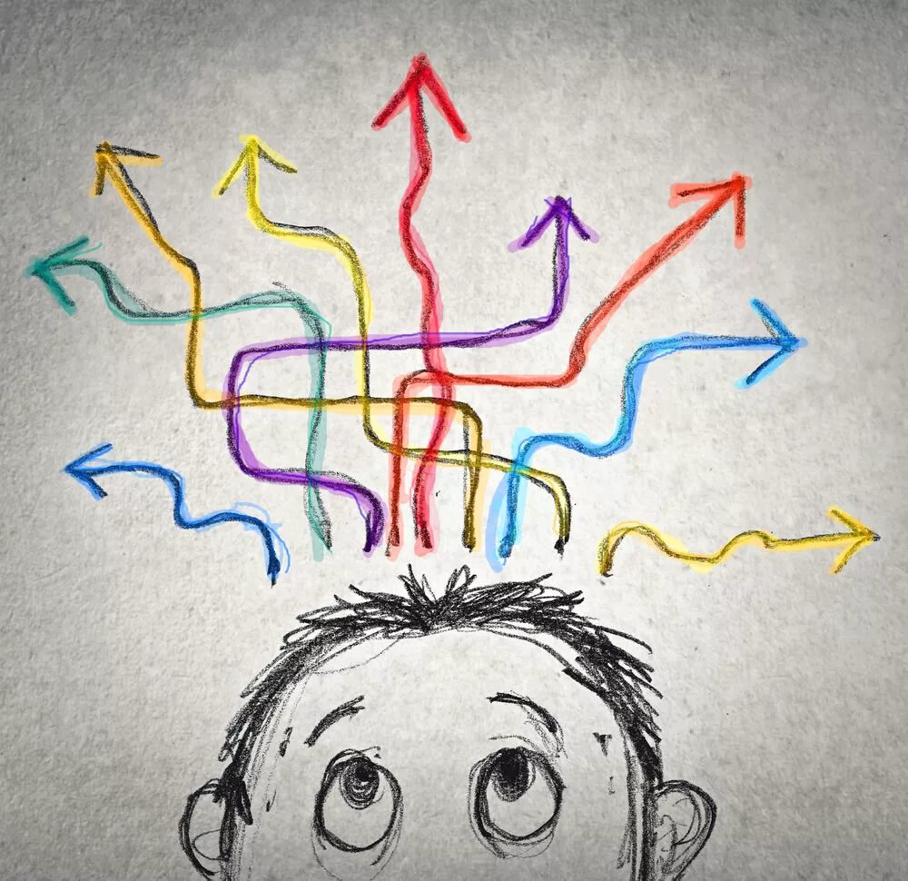 Бардак в голове. Образы в голове. Волнение в голове. Мысли человека. Волнение в голове.