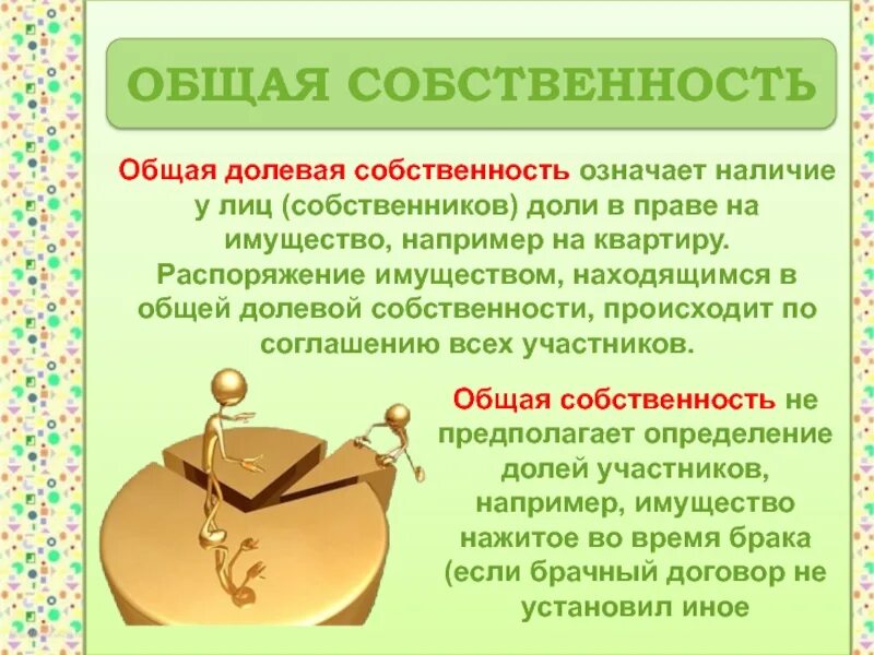 Что такое общая долевая собственность. Общая долевая собственность. совместно долевая собственность. дольная собственность. доли в долевой собственности.