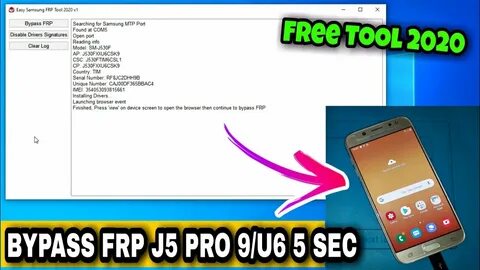 Easy samsung frp tool