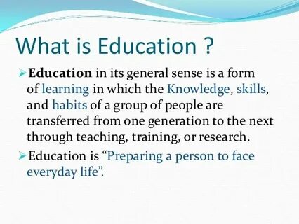 Education is provided by state