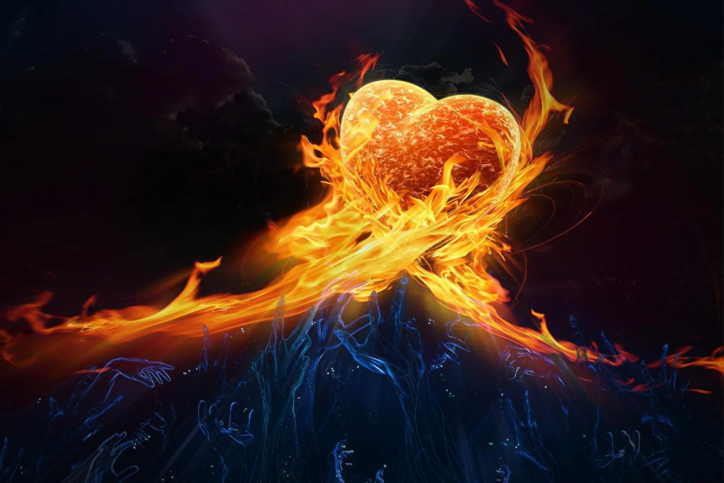 Горю в огне твоей любви песня. Огненное сердце. Сердце в огне. Пламенное сердце. Картинки на рабочий стол огонь.