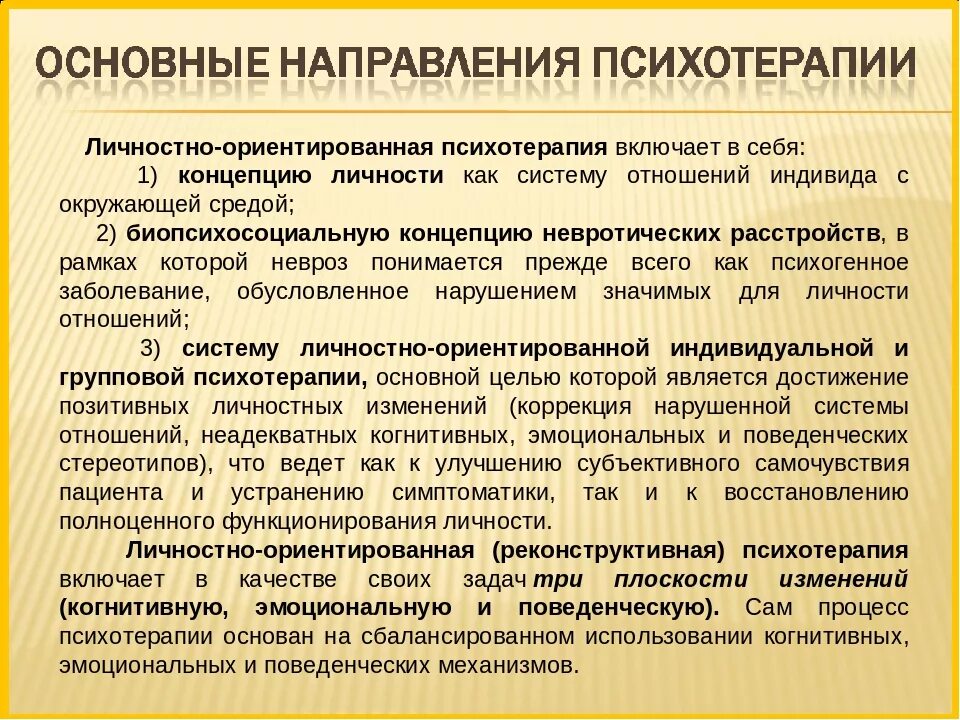 Особенности психологического направления. Основные направления психотерапии. Основные направления и методы психотерапии. Современные подходы в психотерапии. Основные психотерапевтические направления.