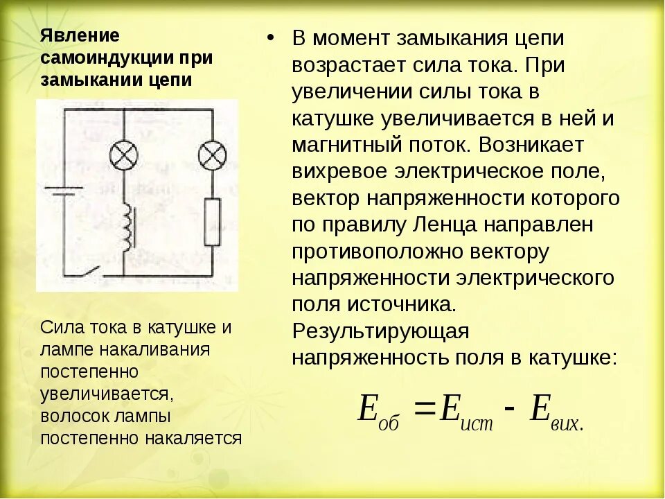 Ток течет по замкнутому контуру. Замыкание электрической цепи схема. Электрическая цепь самоиндукции. Самоиндукция схема электрической цепи. Что такое самоиндукция и Индуктивность цепи.