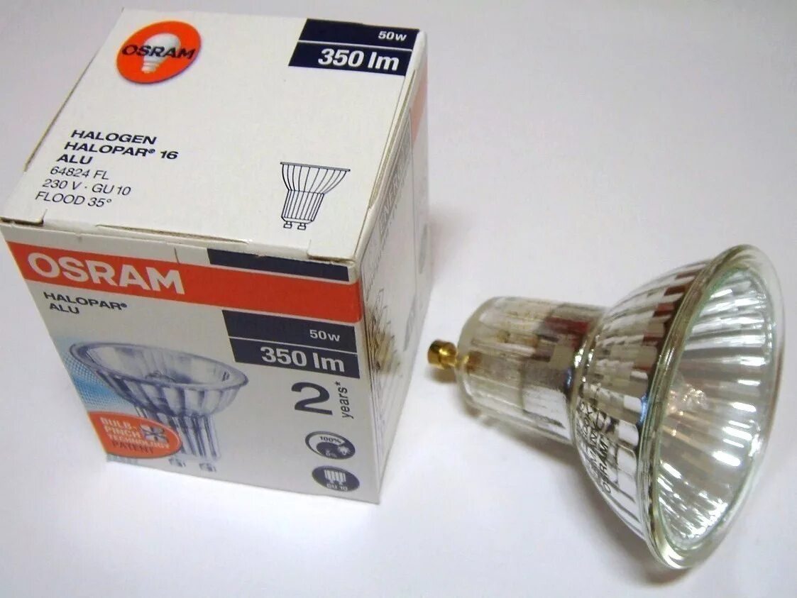 Лампа накаливания мощностью 50 вт. Osram HALOPAR 16. Osram HALOPAR 16 64824 FL 230v 50w. HALOPAR 16 Osram 64824 FL. 64824 FL 50w 230v gu10 лампа галог Osram.