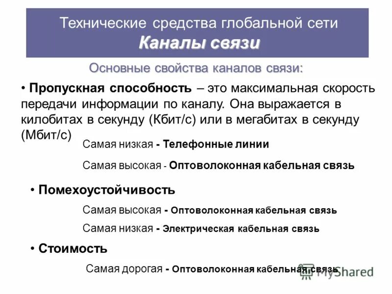 основную характеристику каналов связи. основная характеристика каналов связи. основная характеристика каналов сети. укажите основную характеристику каналов связи. основные технические характеристики (параметры) канала передачи.