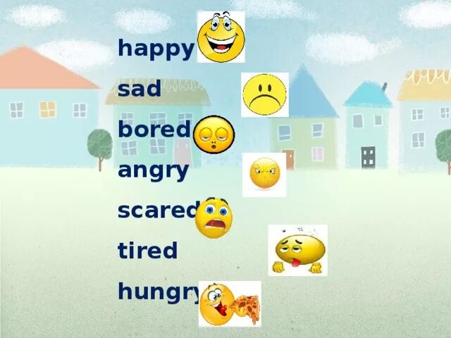 Was four yesterday. Спотлайт 4 эмоции. Emotions 4 класс Spotlight. Sad bored Angry scared tired hungry. Эмоции 4 класс спотлайт.