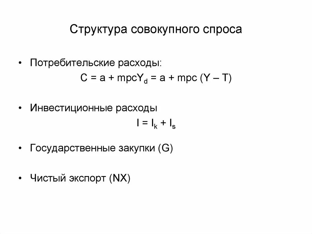 Потребительские расходы c. Структура совокупного спроса. Структура потребительского спроса. Состав совокупного спроса. Структура совокупного спроса график.