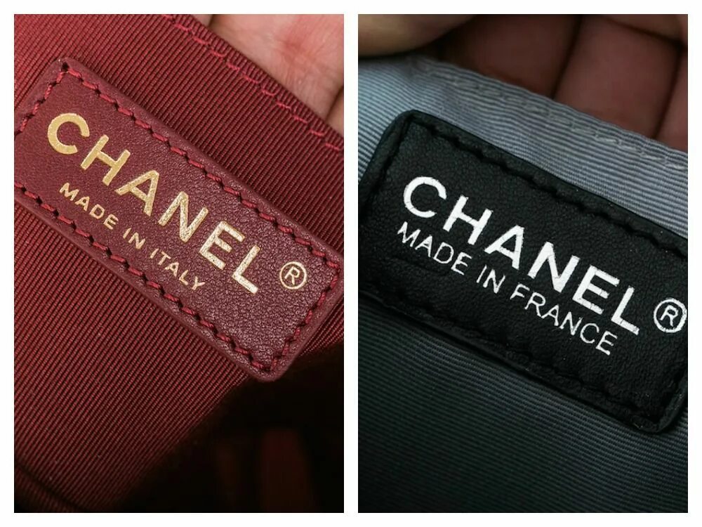 Как отличить chanel. Бирка Шанель оригинал. Бирки Chanel оригинальные. Prada бирка. Бирка на сумку.