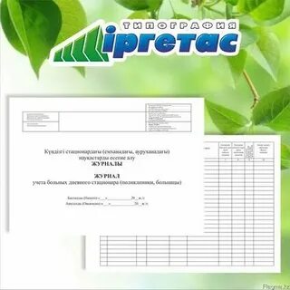 Журнал дневного стационара форма
