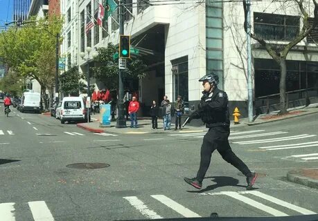 Police run