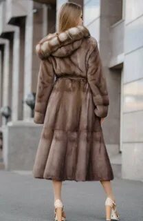 Норковая шуба длина
