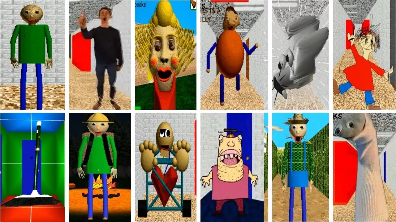 Baldi basics characters