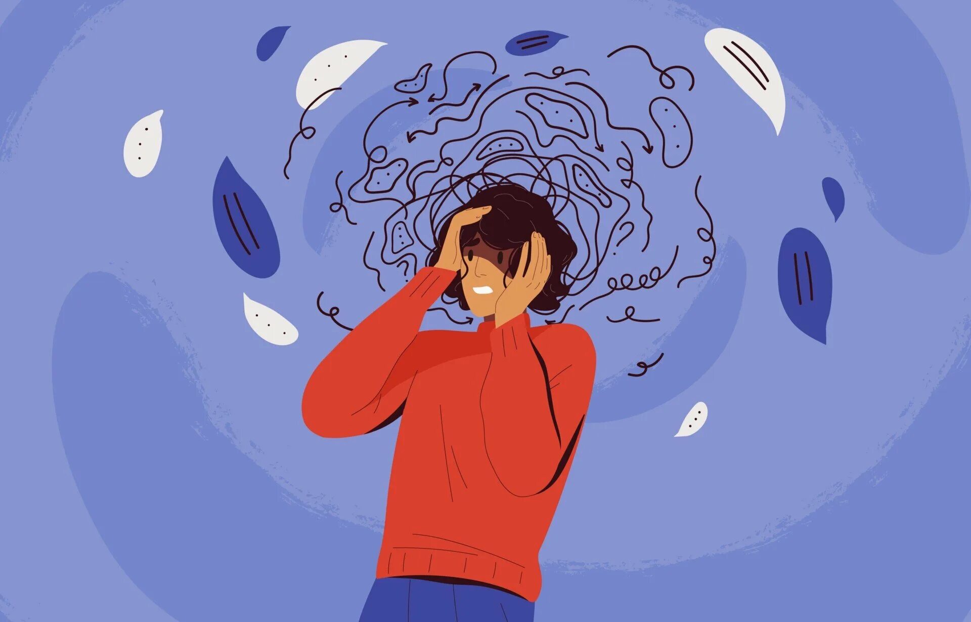 Nervous is a feeling
