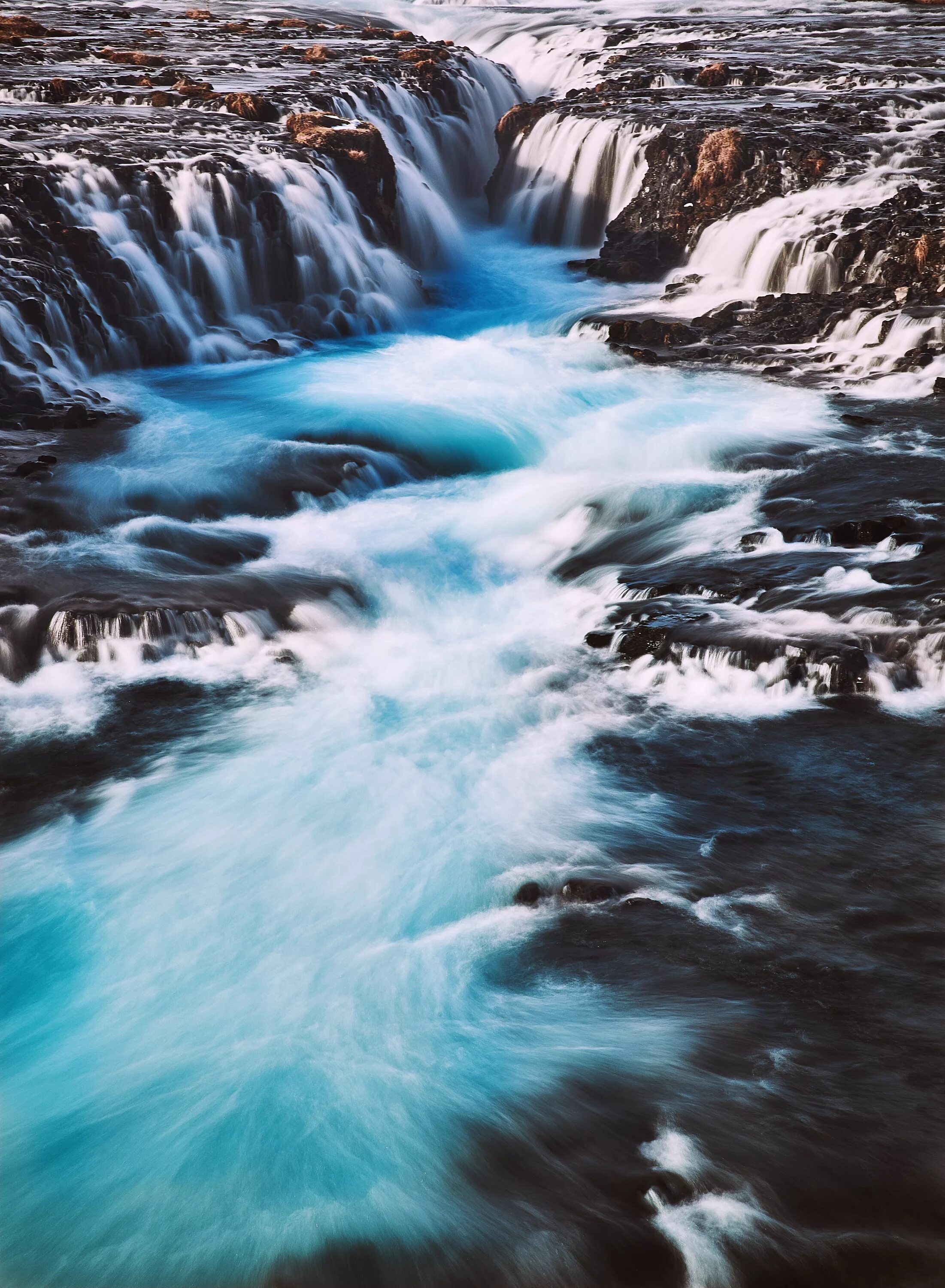 Река Кропп. Поток воды. Бурная вода. Красивые водопады. Поток воды 7