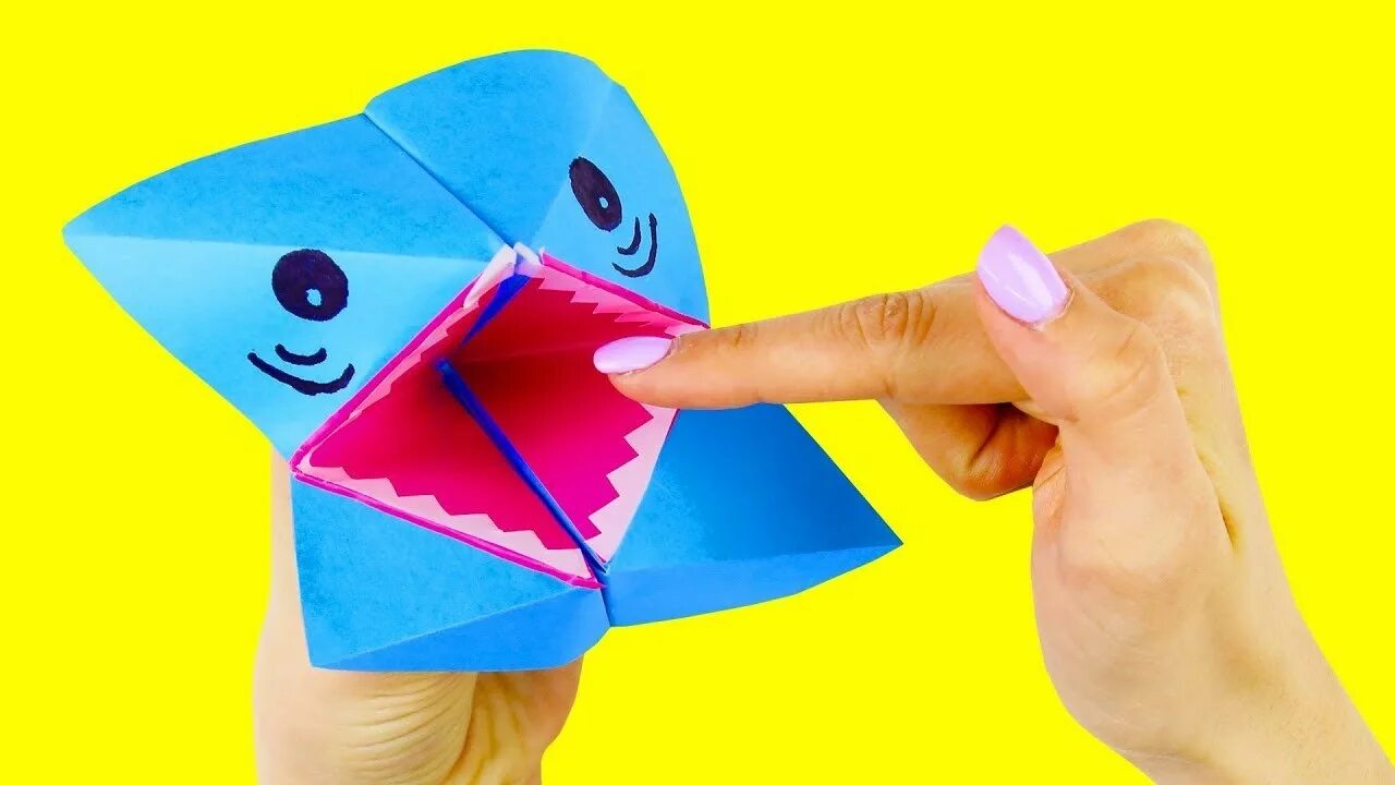 Включи оригами сделать. Оригами игрушки. Игрушки оригами для детей. Бумажные игрушки с открывающимся ртом. Бумажные игрушки оригами.