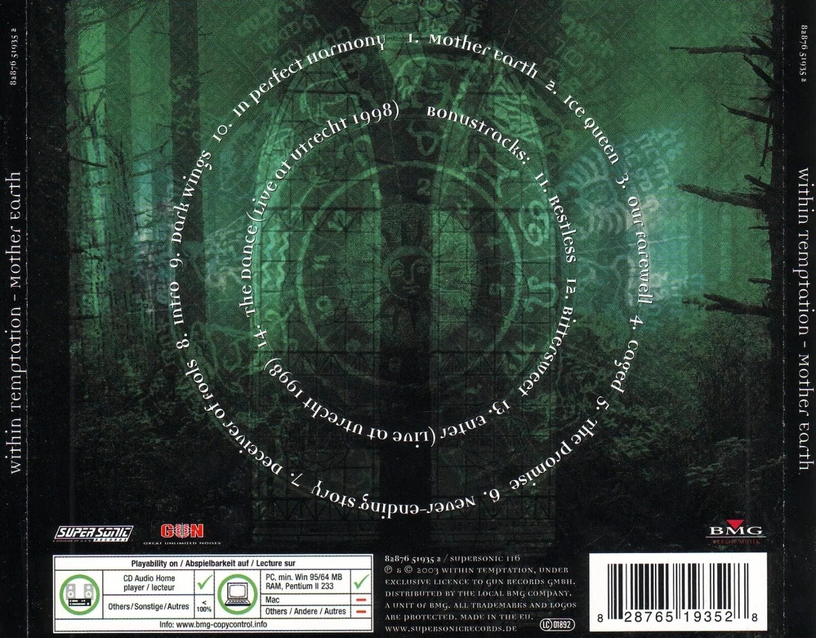 Within temptation earth. Within temptation - 2000 - mother earth. mother earth album within temptation обложка. within temptation 2000. within temptation mother earth album.