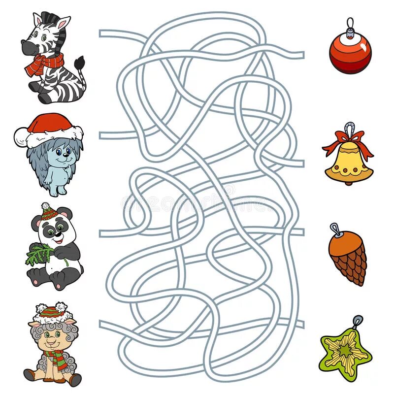 Распутай лабиринт дидактическая игра. Найти путь шарику. Найти путь шарику. Новогодний лабиринт для детей 4-5 лет. Запутанные дорожки для детей.