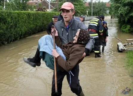 Flood people