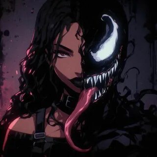 Жалаңаш Venom қыздың суреті