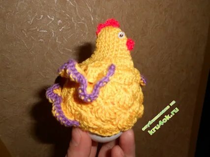 Как связать курицу крючком