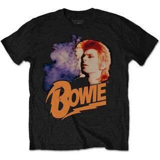 Personalised T Shirts Broadcloth David Bowie ' Retro Bowie 2' Sho...