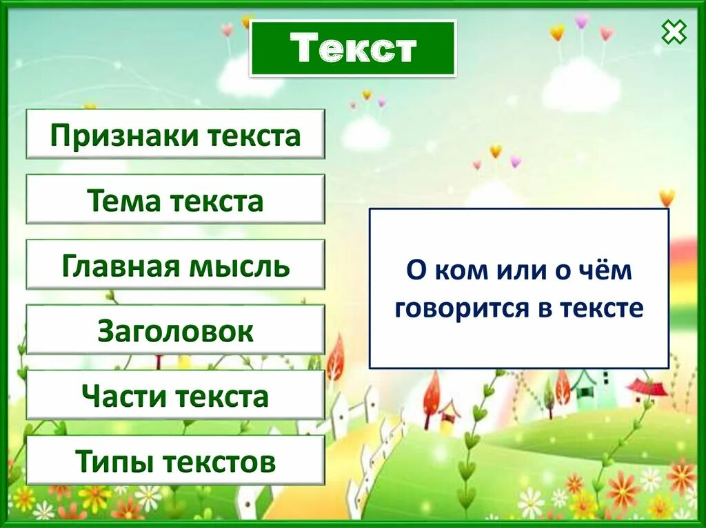 Типы текстов признаки текста. Тема текста это. признаки текста. тема это название текста. текст признаки текста.