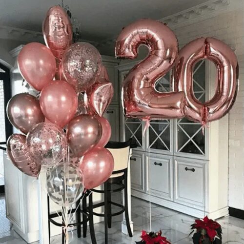 Набор шаров на 18 лет "Фантазия" - купить в интернет-магазине Onballoon по цене 