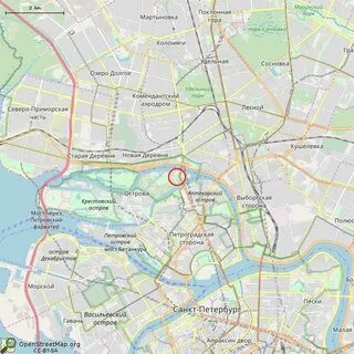 Комендантский проспект санкт петербург карта