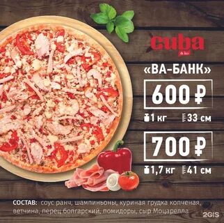 Сайт пиццерии куба