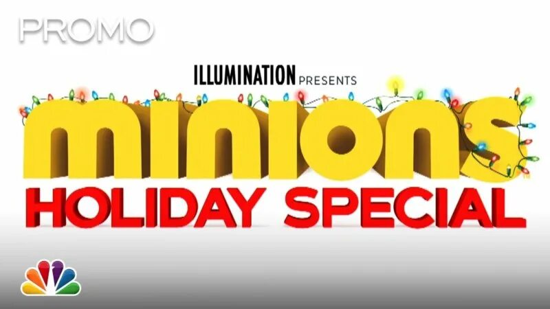 Minions holiday special. Illumination presents. Illumination presents logo.