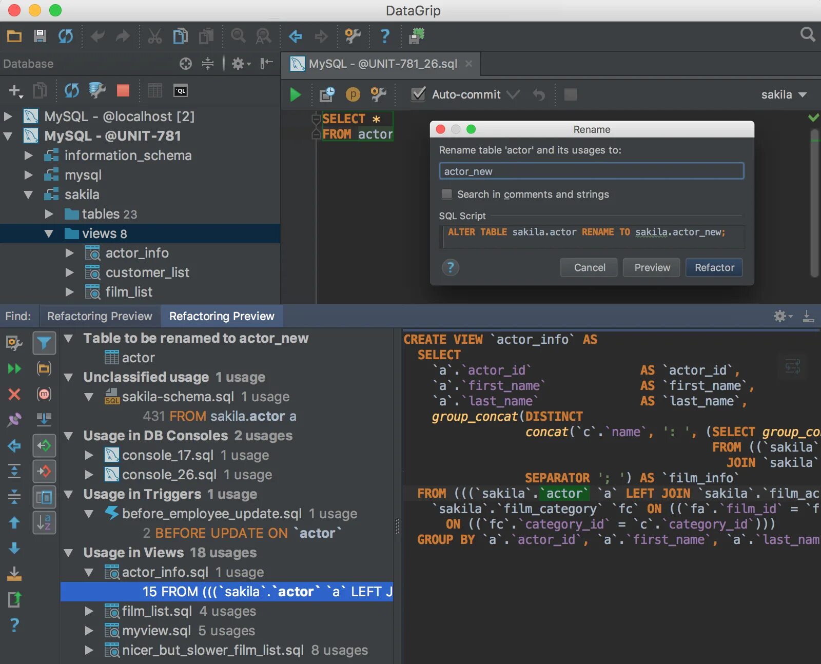 Concat sql. Datagrip. jetbrains datagrip. mysql datagrip. jetbrains mysql.