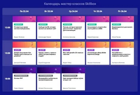 Выберите неделю