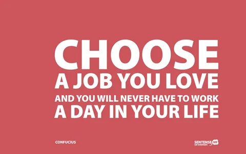 You have a great job you