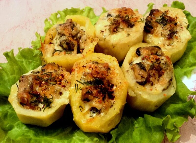 Картофельные стаканы