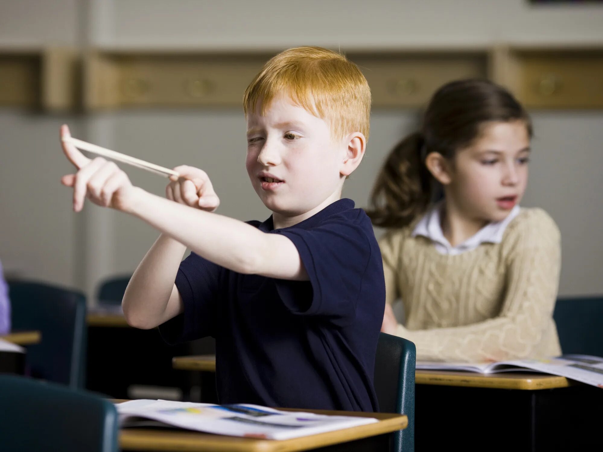 He s boy in the class