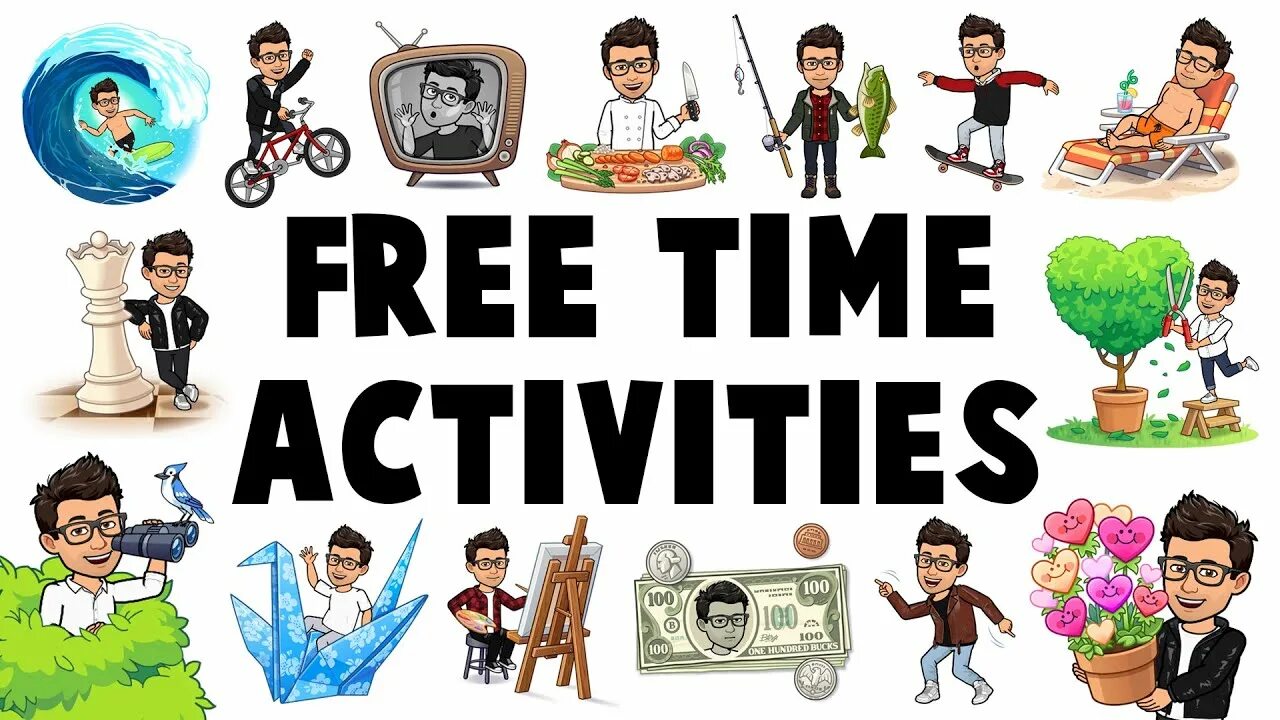 Three time activities. Three time activities