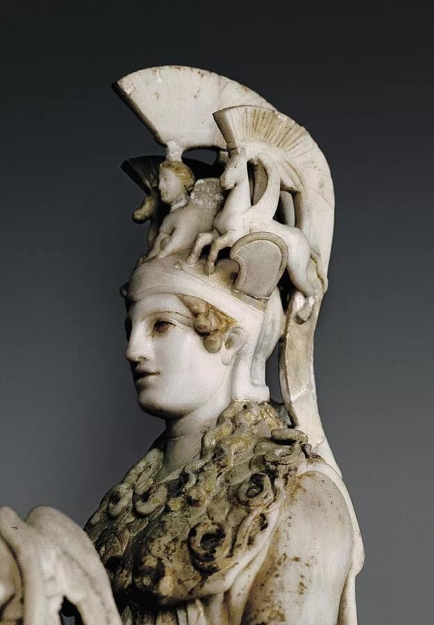 Афина Варвакион. Голова Афины Лемнии. Афина шлем. Статуя Афины из Варвакиона.