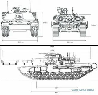 Т 90 основной боевой танк чертеж