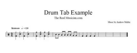 Drum tabs
