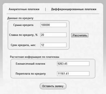 Ежемесячный платеж по автокредиту