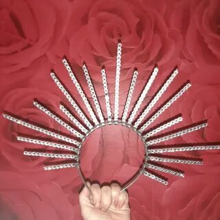 Корона из стяжек и ободка