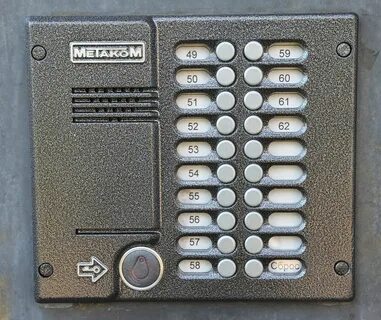 Открытие домофонов метаком