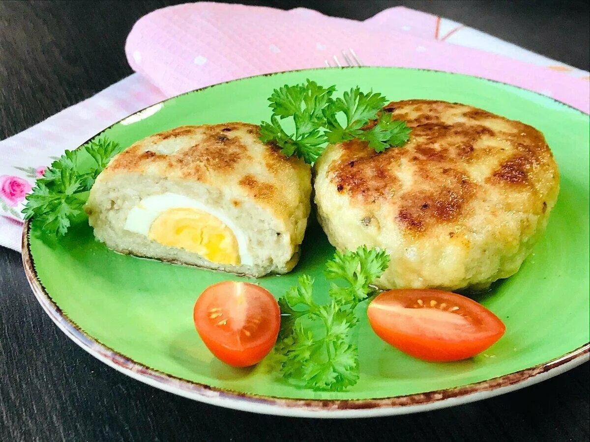 Зразы с яйцом пошаговый