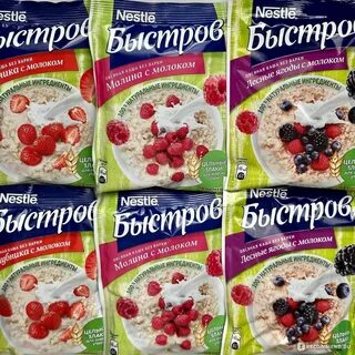 Каши быстрого приготовления быстров