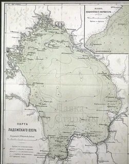 Карта озера старое