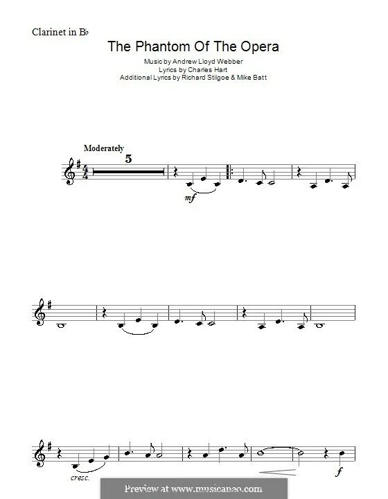 Phantom of the opera ноты. Призрак оперы ноты.